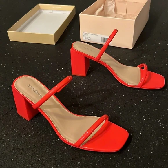 Bcbgeneration Tatiana soft patent in tomato color 11 - Picture 2 of 6